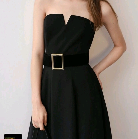 TUBE A LINE LONG DRESS - Picture 4 of 4